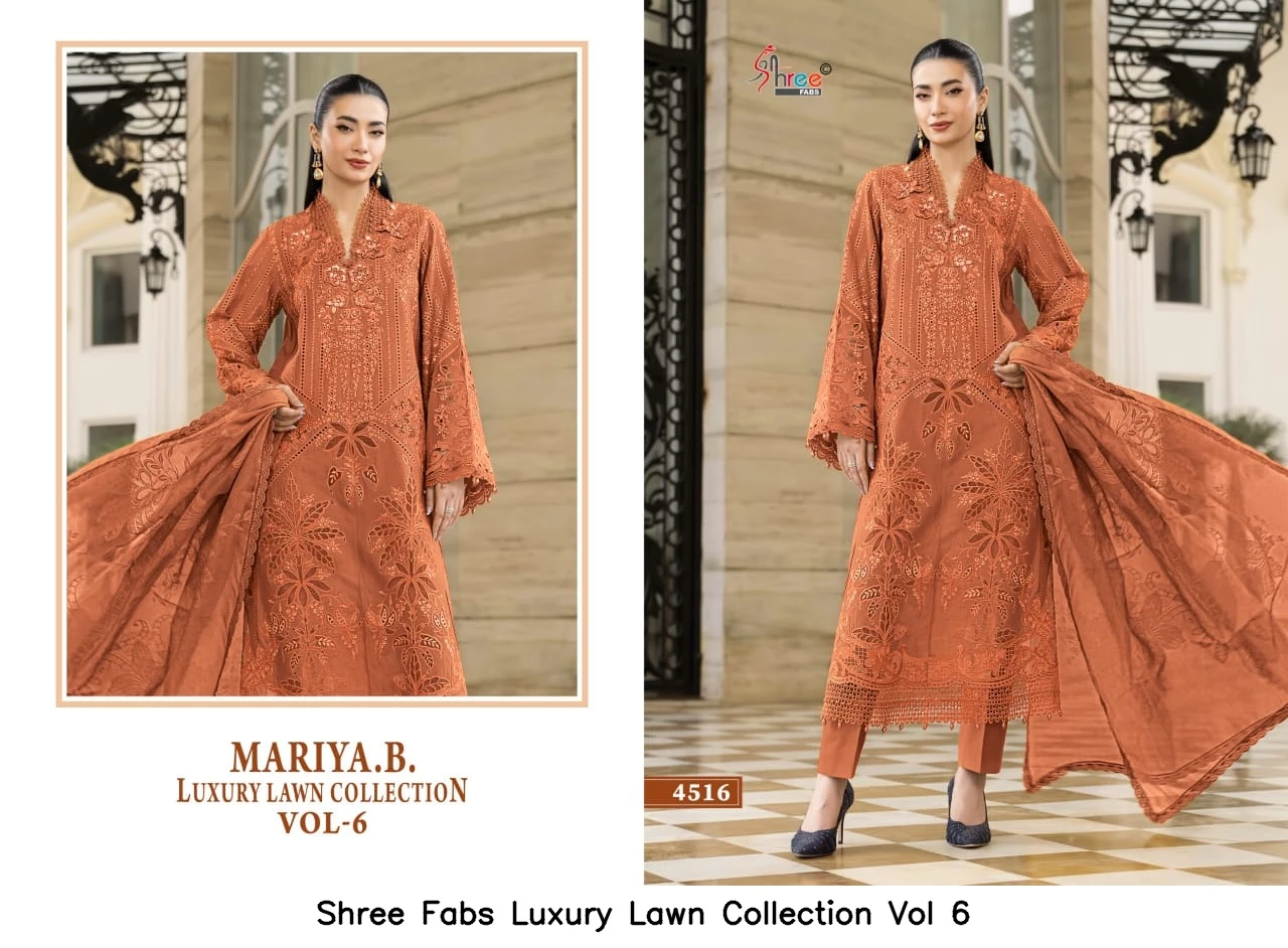 Shree Fabs Luxury Lawn Collection Vol 6 - Cotton Dupatta 2