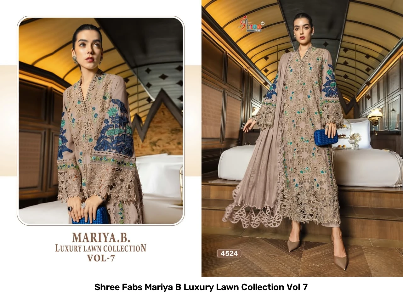 Shree Fabs Mariya B Luxury Lawn Collection Vol 7 2
