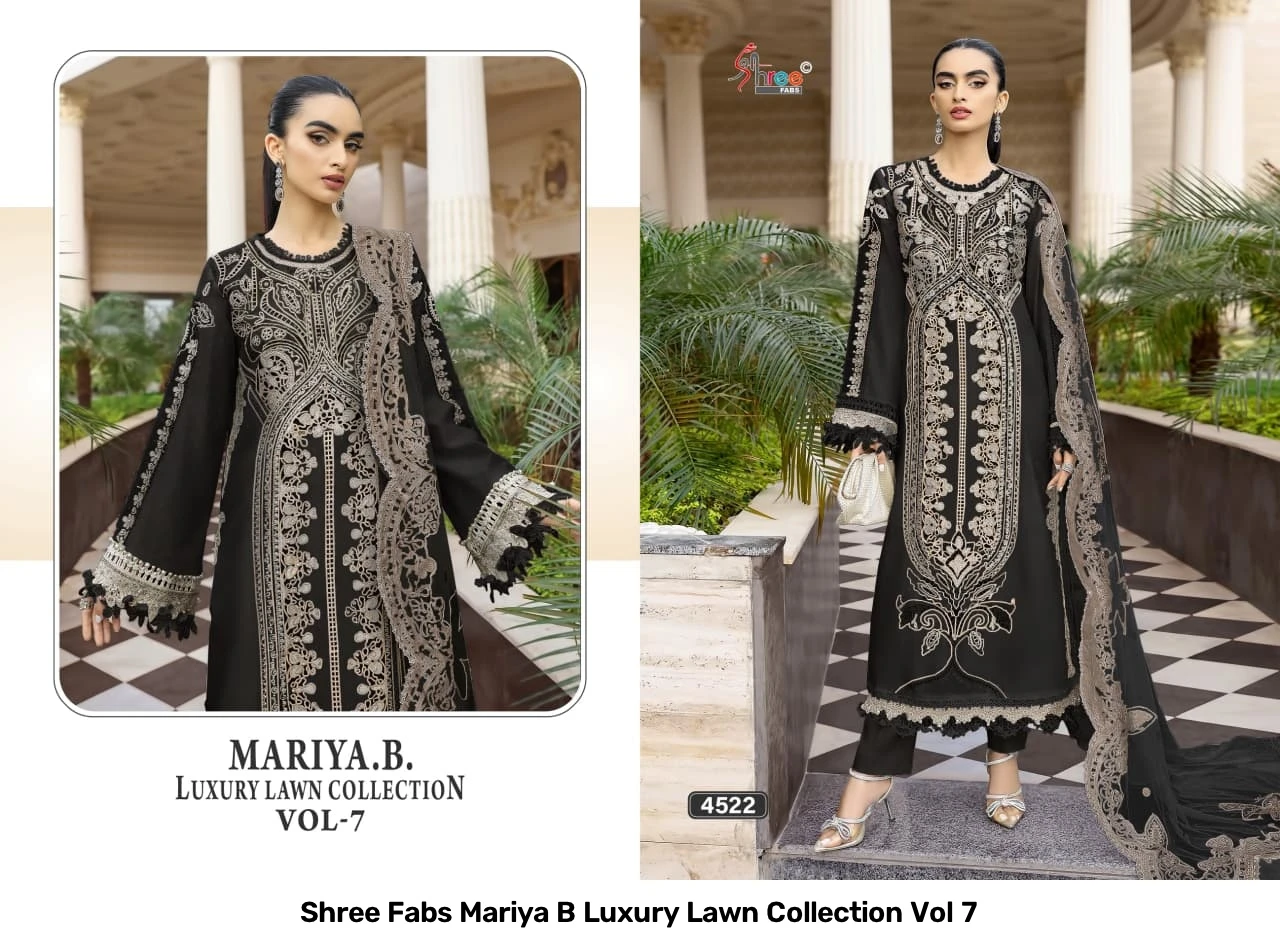Shree Fabs Mariya B Luxury Lawn Collection Vol 7 6