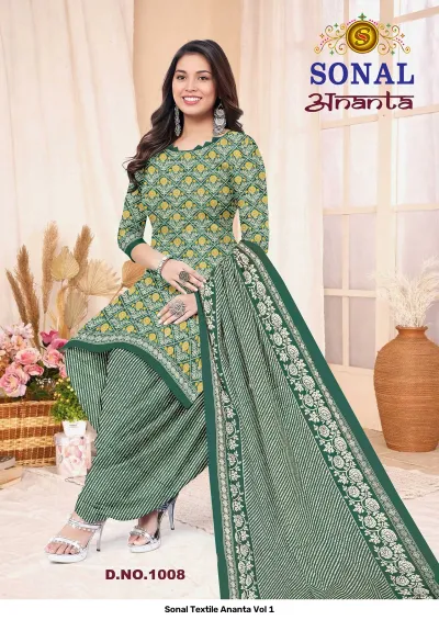 Sonal Textile Ananta Vol 1 — Pure Cotton Printed, Unstitched Dress Materials, Sonal wholesale from Surat — view 12