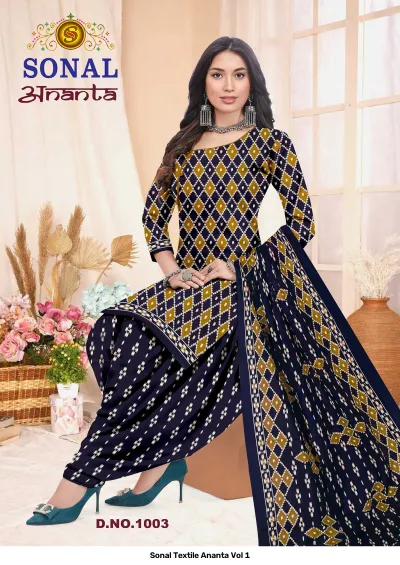 Sonal Textile Ananta Vol 1 — Pure Cotton Printed, Unstitched Dress Materials, Sonal wholesale from Surat — view 5