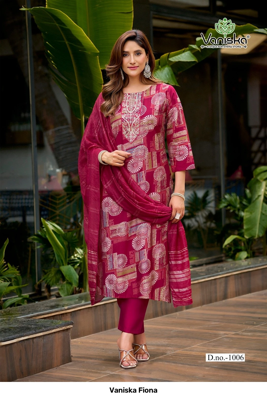 Vaniska Fiona — Stitched Suits, Vaniska wholesale from Surat - Gallery Image 4