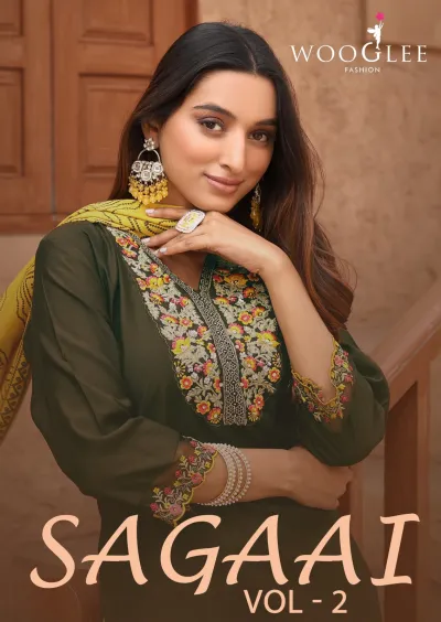 Wooglee Sagaai Vol 2 — Stitched Suits, Wooglee wholesale from Surat — view 1
