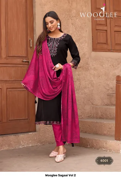 Wooglee Sagaai Vol 2 — Stitched Suits, Wooglee wholesale from Surat — view 7