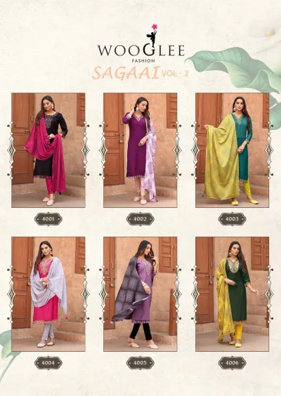 Wooglee Sagaai Vol 2 — Stitched Suits, Wooglee wholesale from Surat — view 8