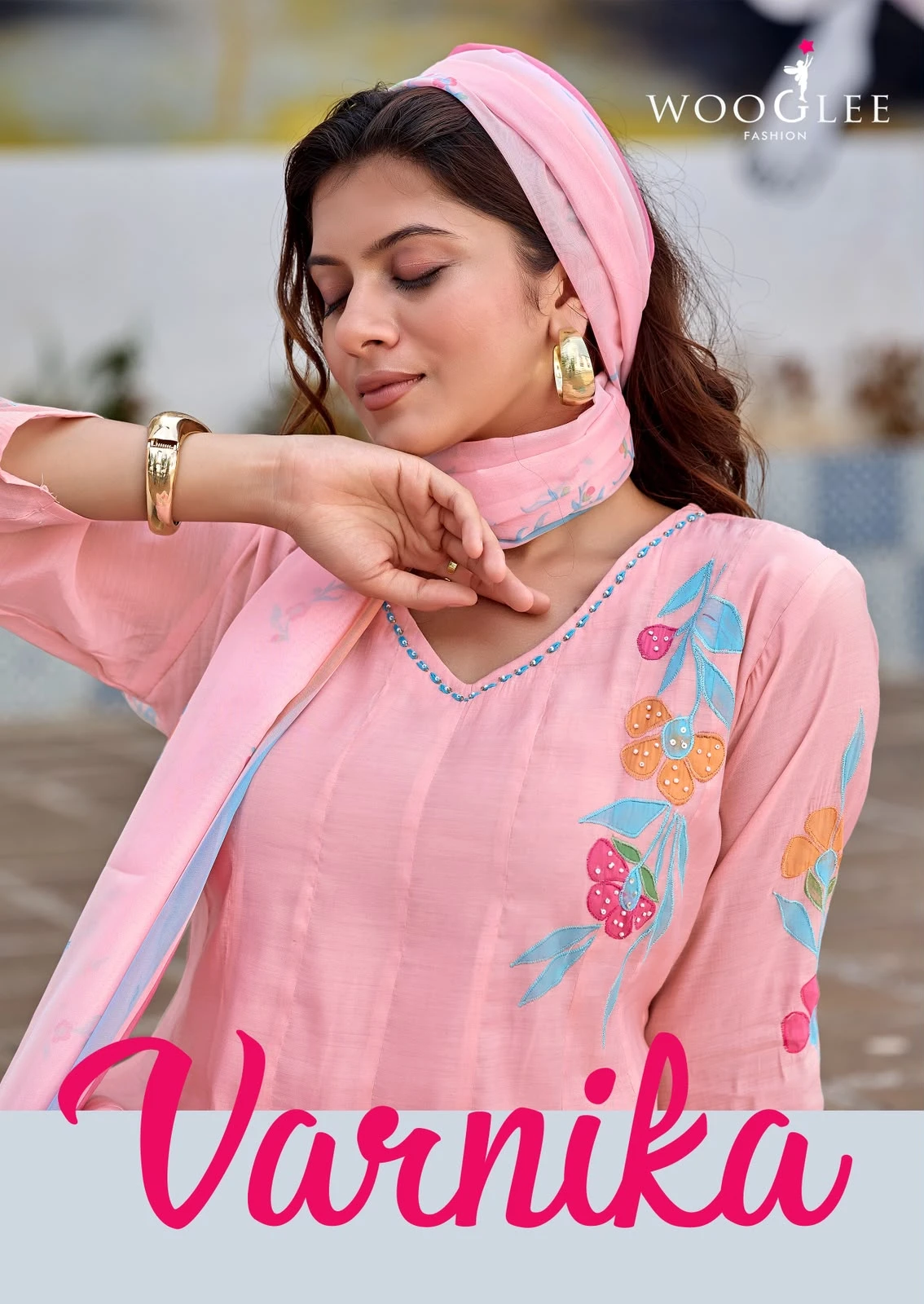 Wooglee Varnika — Stitched Suits, Wooglee wholesale from Surat — view 1