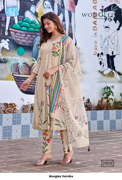 Wooglee Varnika — Stitched Suits, Wooglee wholesale from Surat — view 2