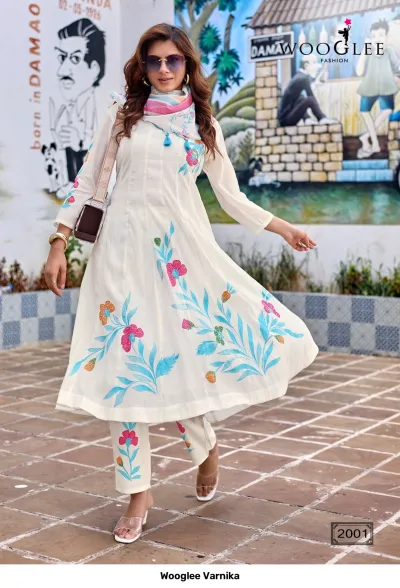 Wooglee Varnika — Stitched Suits, Wooglee wholesale from Surat — view 4