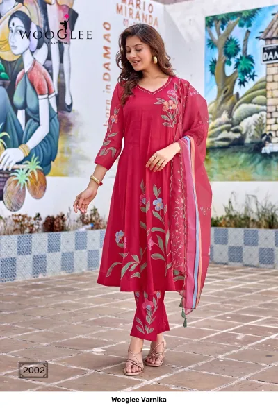 Wooglee Varnika — Stitched Suits, Wooglee wholesale from Surat — view 5