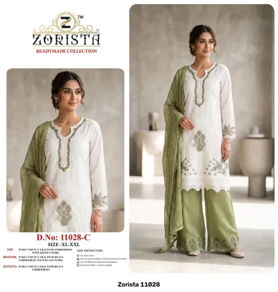 Zorista 11028 — Pakistani Readymade Suits, Zorista wholesale from Surat — view 3