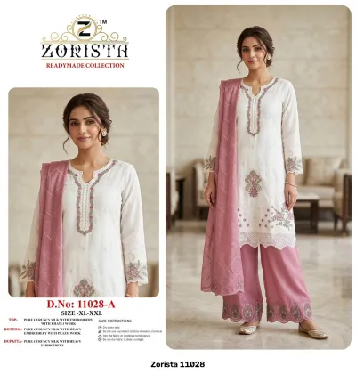 Zorista 11028 — Pakistani Readymade Suits, Zorista wholesale from Surat — view 4