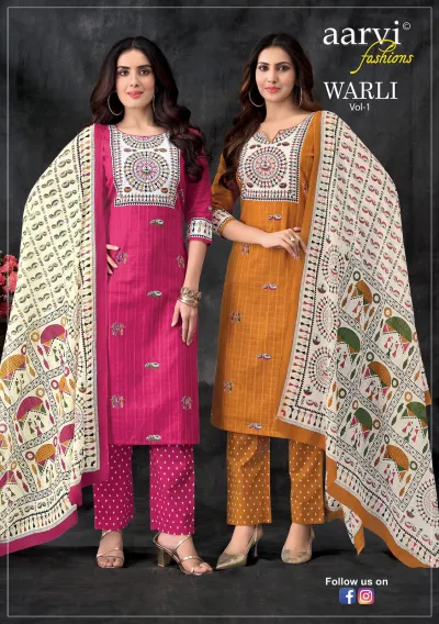 Aarvi Warli Vol 1 - Readymade Dress