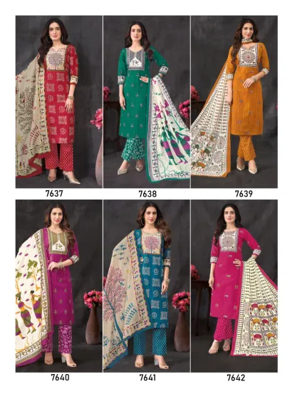 Aarvi Warli Vol 1 - Readymade Dress — Stitched Suits, Aarvi Fashions wholesale from Surat — view 11