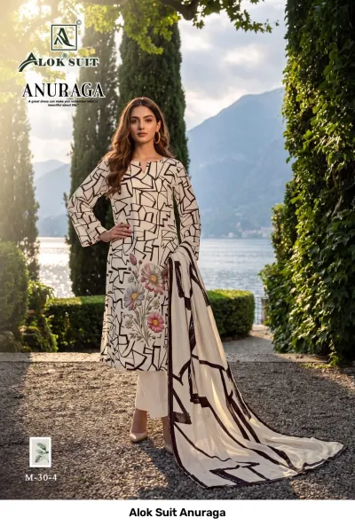 Alok Suit Anuraga — Semi Stitched Suits, Alok Suit wholesale from Surat — view 3