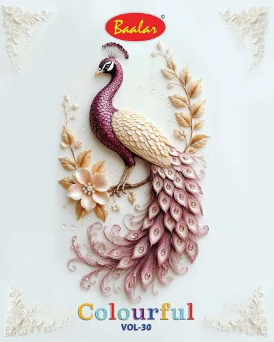 Baalar Colourful Vol 30 — Karachi Pattern Dress, Baalar wholesale from Surat — view 1