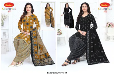 Baalar Colourful Vol 30 — Karachi Pattern Dress, Baalar wholesale from Surat — view 12