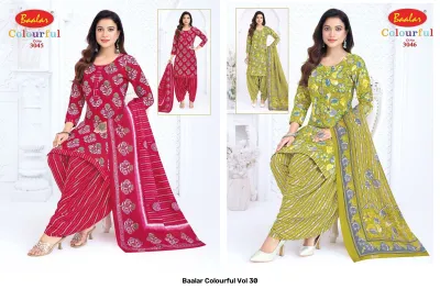 Baalar Colourful Vol 30 — Karachi Pattern Dress, Baalar wholesale from Surat — view 14