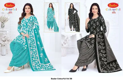 Baalar Colourful Vol 30 — Karachi Pattern Dress, Baalar wholesale from Surat — view 19