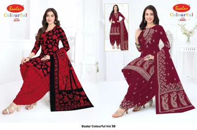 Baalar Colourful Vol 30 — Karachi Pattern Dress, Baalar wholesale from Surat — view 21