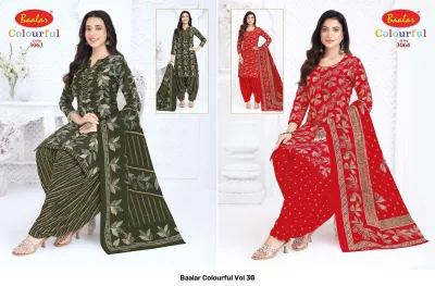 Baalar Colourful Vol 30 — Karachi Pattern Dress, Baalar wholesale from Surat — view 23