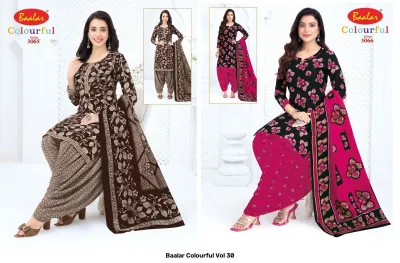 Baalar Colourful Vol 30 — Karachi Pattern Dress, Baalar wholesale from Surat — view 24