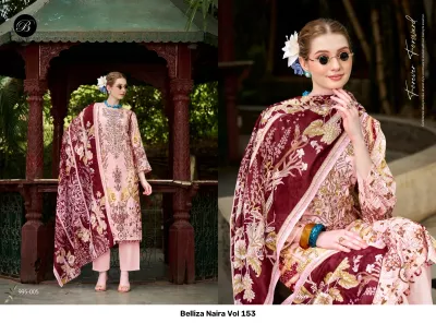Belliza Naira Vol 153 — Semi Stitched Suits, Belliza Designer Studio wholesale from Surat — view 2