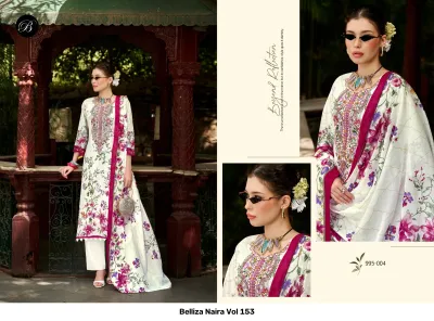 Belliza Naira Vol 153 — Semi Stitched Suits, Belliza Designer Studio wholesale from Surat — view 8