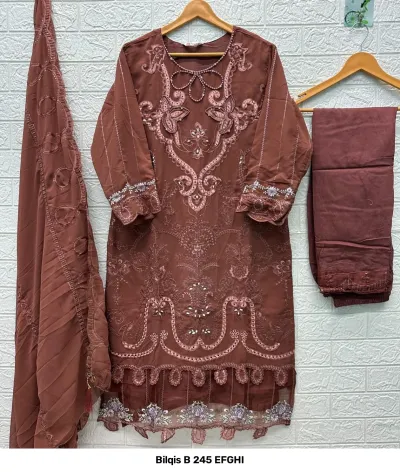 Bilqis B 245 EFGHI — Pakistani Readymade Suits, Bilqis wholesale from Surat — view 3