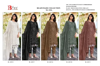 Bilqis B 245 EFGHI — Pakistani Readymade Suits, Bilqis wholesale from Surat — view 6