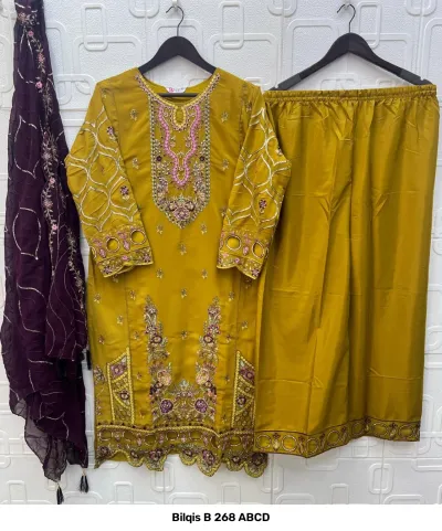 Bilqis B 268 ABCD — Pakistani Readymade Suits, Bilqis wholesale from Surat — view 4