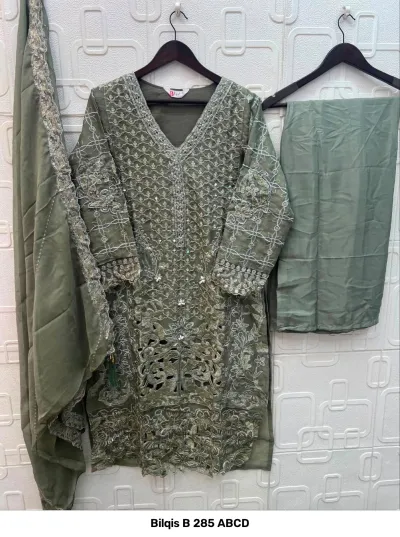 Bilqis B 285 ABCD — Pakistani Readymade Suits, Bilqis wholesale from Surat — view 4