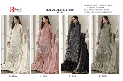Bilqis B 285 ABCD — Pakistani Readymade Suits, Bilqis wholesale from Surat — view 5