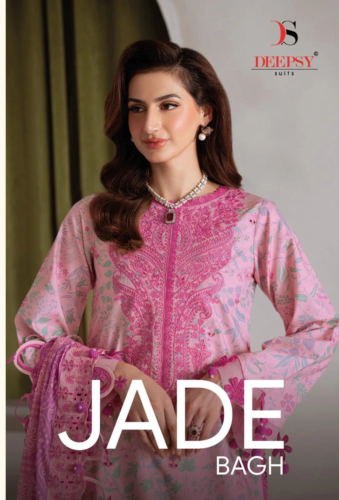 Deepsy Jade Baagh — Pakistani Suits, Deepsy Suits wholesale from Surat — view 1