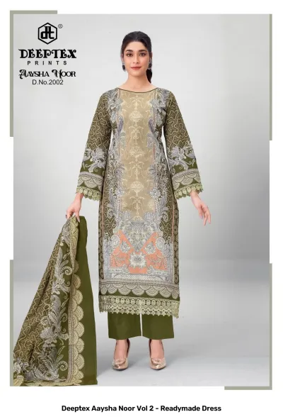 Deeptex Aaysha Noor Vol 2 - Readymade Dress — Stitched Suits, Deeptex Prints wholesale from Surat — view 3