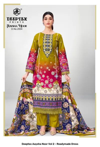 Deeptex Aaysha Noor Vol 2 - Readymade Dress — Stitched Suits, Deeptex Prints wholesale from Surat — view 5