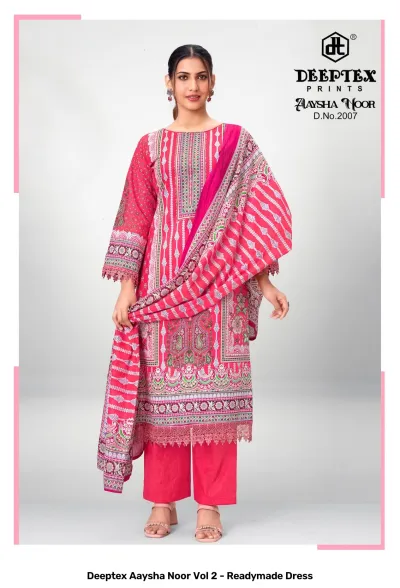 Deeptex Aaysha Noor Vol 2 - Readymade Dress — Stitched Suits, Deeptex Prints wholesale from Surat — view 8