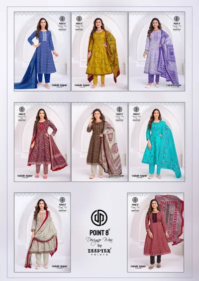 Deeptex Gulabi Jaipur Vol 6 - Readymade Dress — Stitched Suits, Deeptex Prints wholesale from Surat — view 10