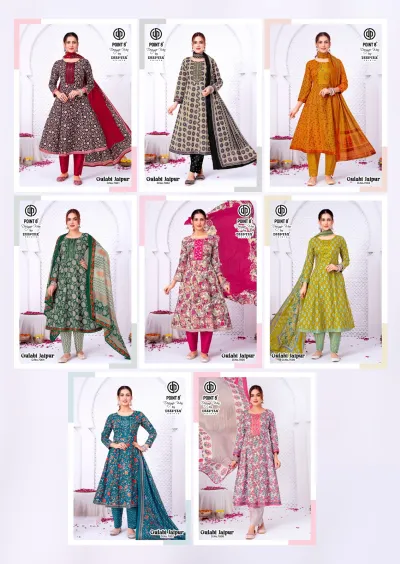 Deeptex Gulabi Jaipur Vol 7 - Readymade Dress — Stitched Suits, Deeptex Prints wholesale from Surat — view 10