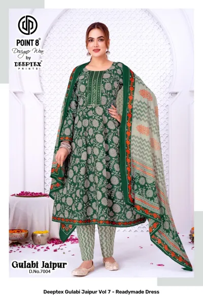 Deeptex Gulabi Jaipur Vol 7 - Readymade Dress — Stitched Suits, Deeptex Prints wholesale from Surat — view 5