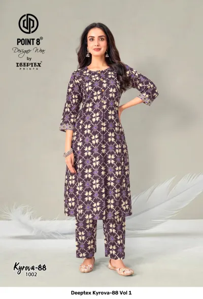 Deeptex Kyrova-88 Vol 1 — Co Ord Sets, Deeptex Prints wholesale from Surat — view 3