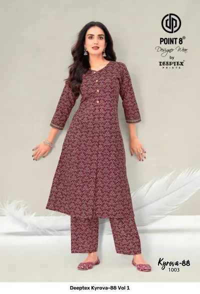 Deeptex Kyrova-88 Vol 1 — Co Ord Sets, Deeptex Prints wholesale from Surat — view 4