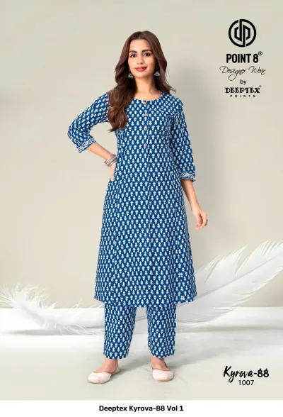 Deeptex Kyrova-88 Vol 1 — Co Ord Sets, Deeptex Prints wholesale from Surat — view 8