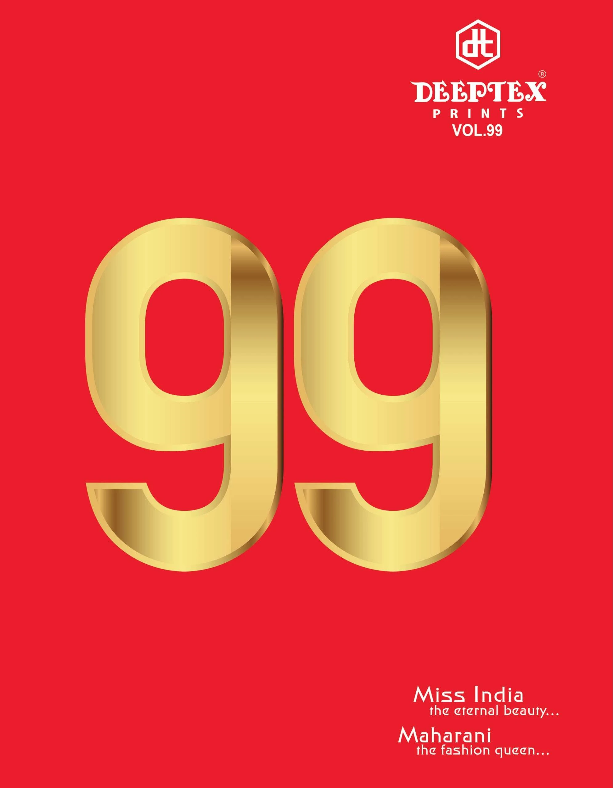 Deeptex Miss India Vol 99 — Pure Cotton Printed, Unstitched Dress Materials, Deeptex Prints wholesale from Surat — view 1