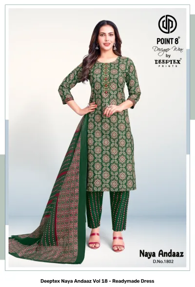 Deeptex Naya Andaaz Vol 18 - Readymade Dress — Stitched Suits, Deeptex Prints wholesale from Surat — view 2