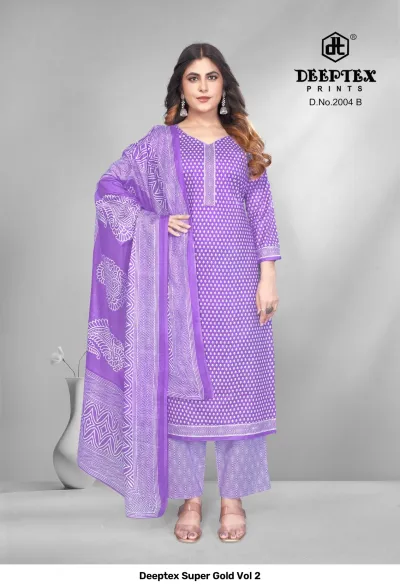 Deeptex Super Gold Vol 2 — Pure Cotton Printed, Unstitched Dress Materials, Deeptex Prints wholesale from Surat — view 20