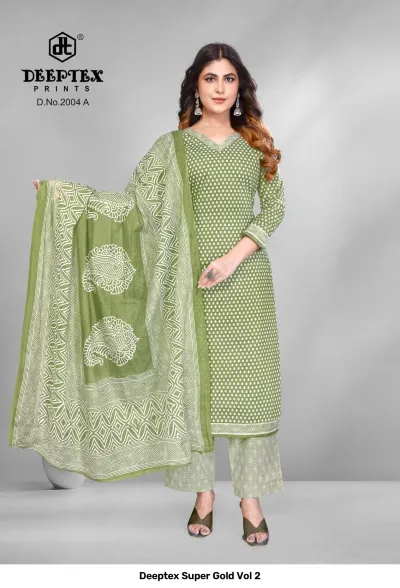 Deeptex Super Gold Vol 2 — Pure Cotton Printed, Unstitched Dress Materials, Deeptex Prints wholesale from Surat — view 21