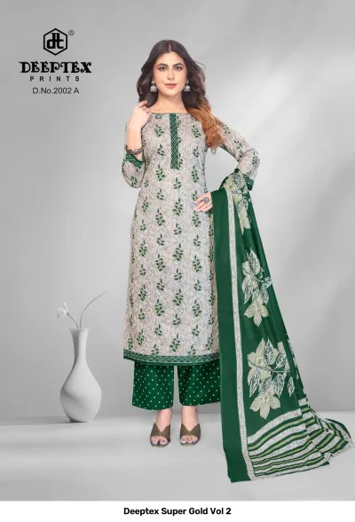 Deeptex Super Gold Vol 2 — Pure Cotton Printed, Unstitched Dress Materials, Deeptex Prints wholesale from Surat — view 29