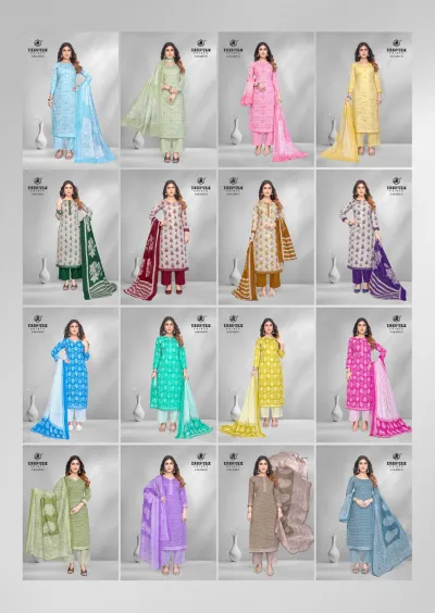 Deeptex Super Gold Vol 2 — Pure Cotton Printed, Unstitched Dress Materials, Deeptex Prints wholesale from Surat — view 35