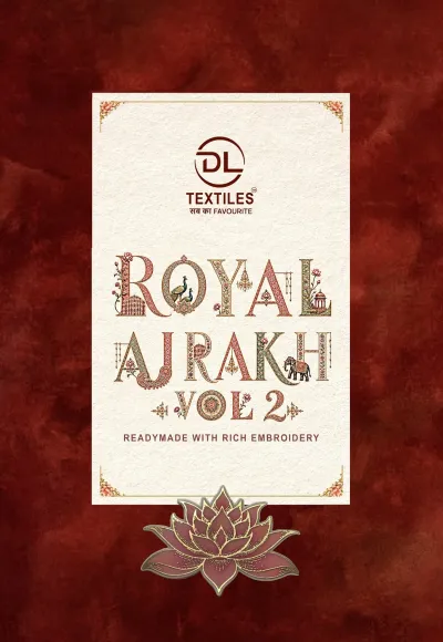 DL Royal Ajrakh Vol 2 - Readymade Dress