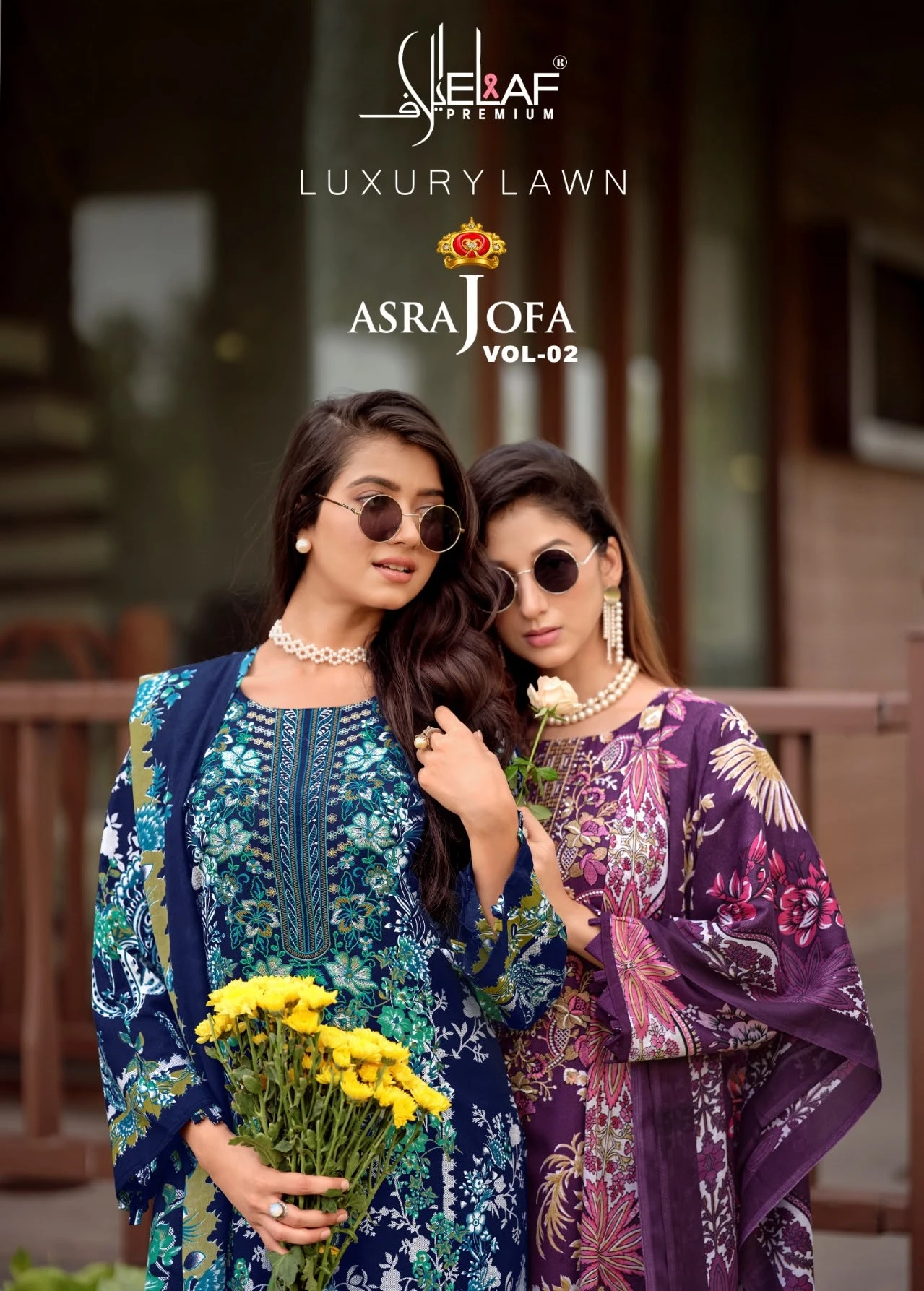Elaf Asra Jofa Vol 2 - Readymade Dress — Pakistani Readymade Suits, Elaf wholesale from Surat — view 1